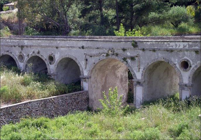 Stone bridge at Potamos (built by John MacPhail)