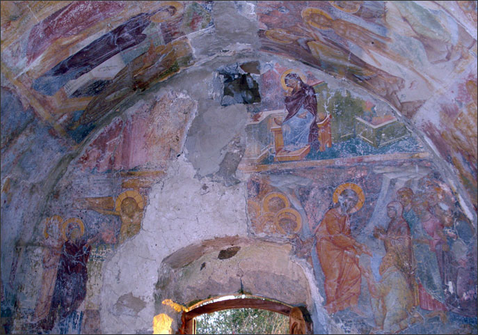 15th-century paintings in Ag. Triada, near Nikia