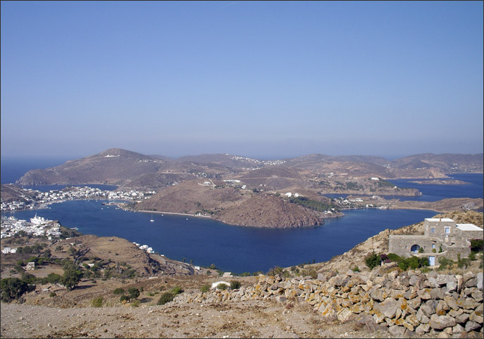Looking north from Chora