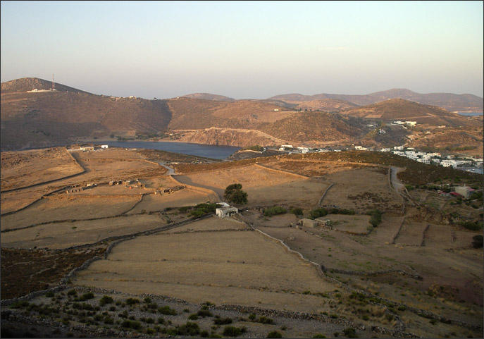 Looking north from the ancient acropolis of Patmos
