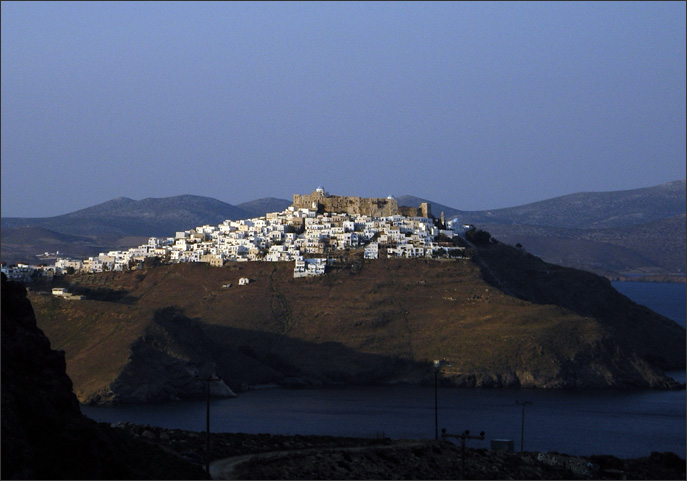Chora at sunset