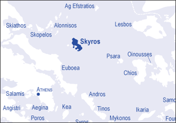 Skyros locator map