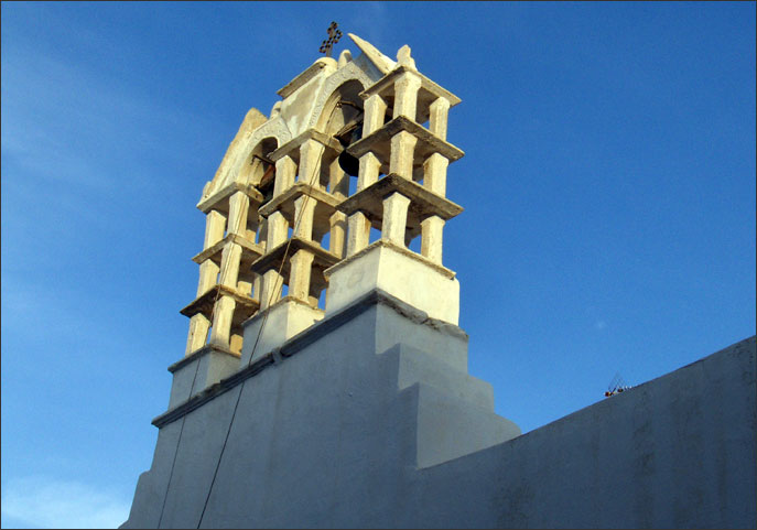 Typical Cycladic belfry