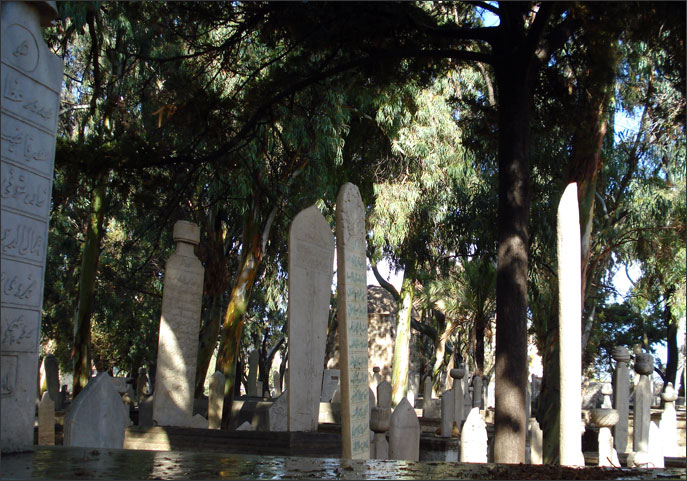 The Ottoman Cemetery beside Villa Cleobolus