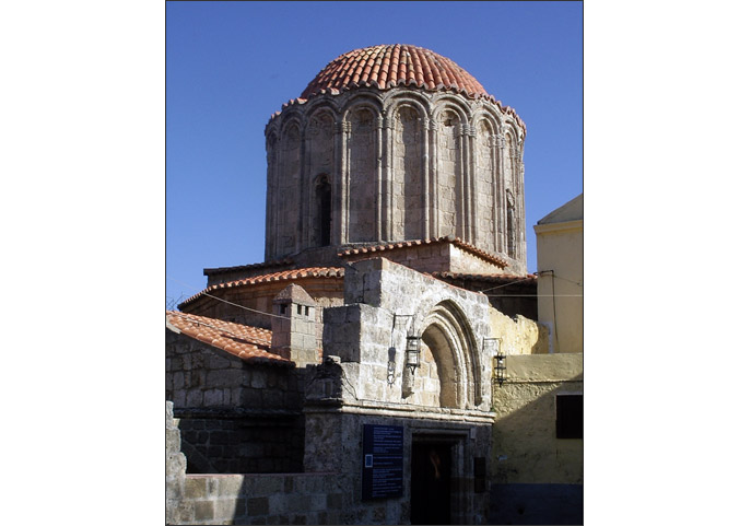 The monastery-church of Ag. Giorgios from Apolloniou Street