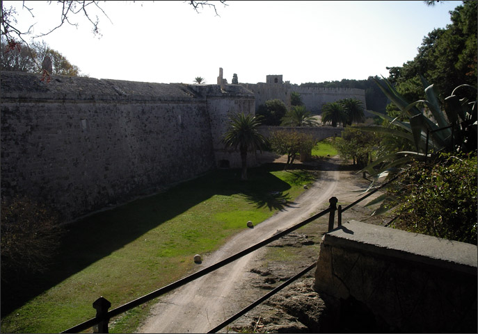 Rhodes, City Walls near the d'Amboise Gate