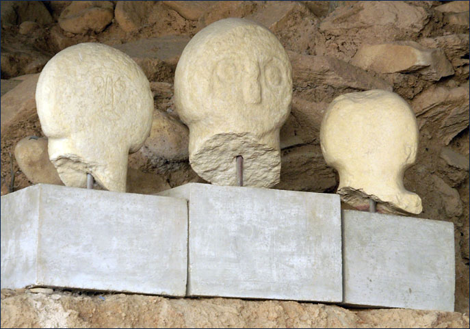 Skala Sotiros - prehistoric anthropomorphic stelai